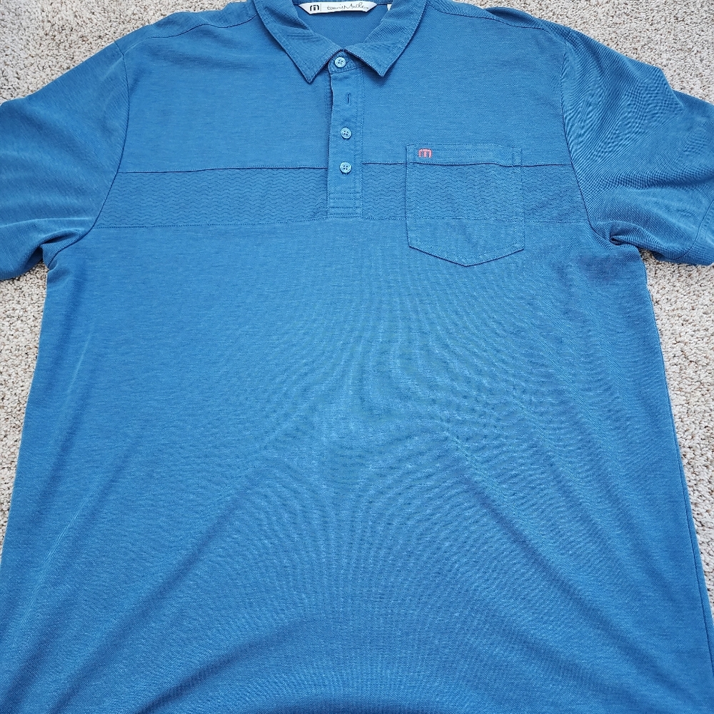 Travis Mathew Men's Golf Polo,Large